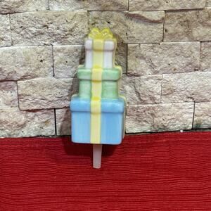 Nora Fleming Retired A21 They're‎ All for You Stack of Presents Platter Decor